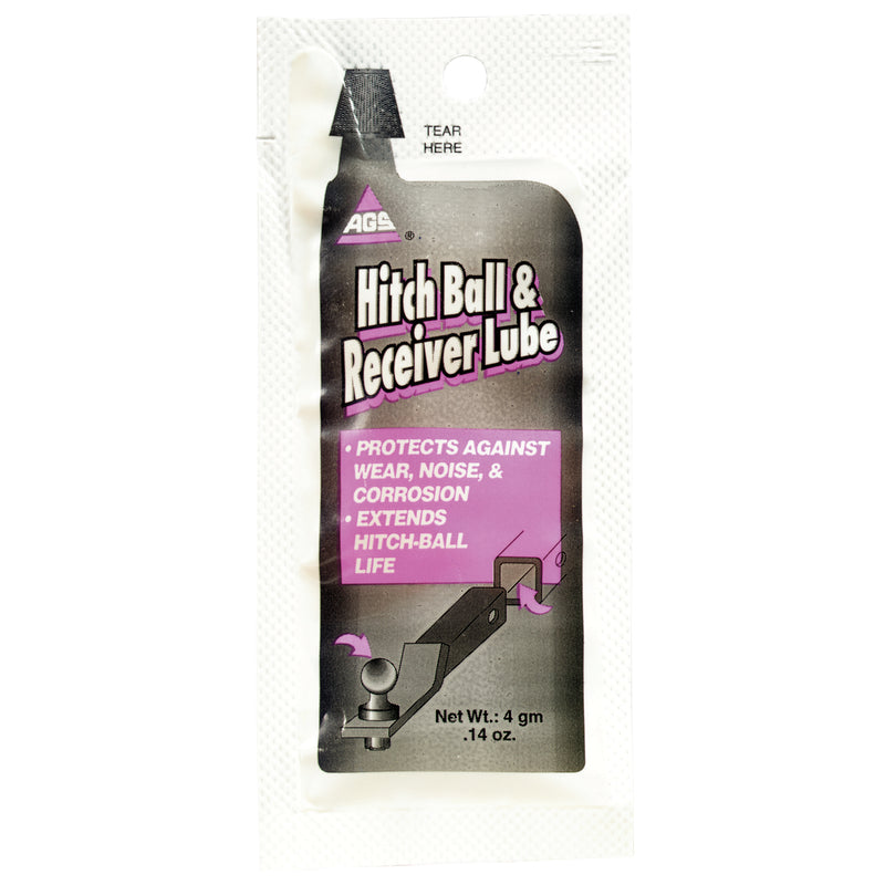 AGS Hitch Ball and Receiver Lubricant 0.14 oz (Pack of 25)