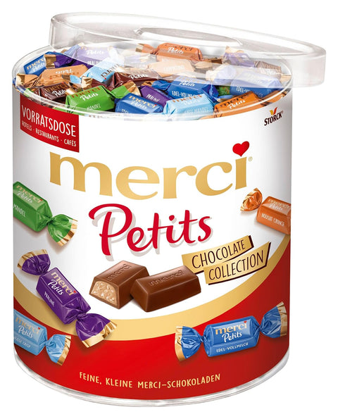 Merci Petits European Chocolate Assortment, 2.2 lb (1 kg), Individually Wrapped Assorted Chocolates, Single-Serve Pieces, Perfect for Sharing and Gifting
