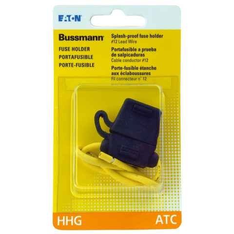 Bussmann 30 amps ATC Black Fuse Holder with Cover 1 pk (Pack of 5)