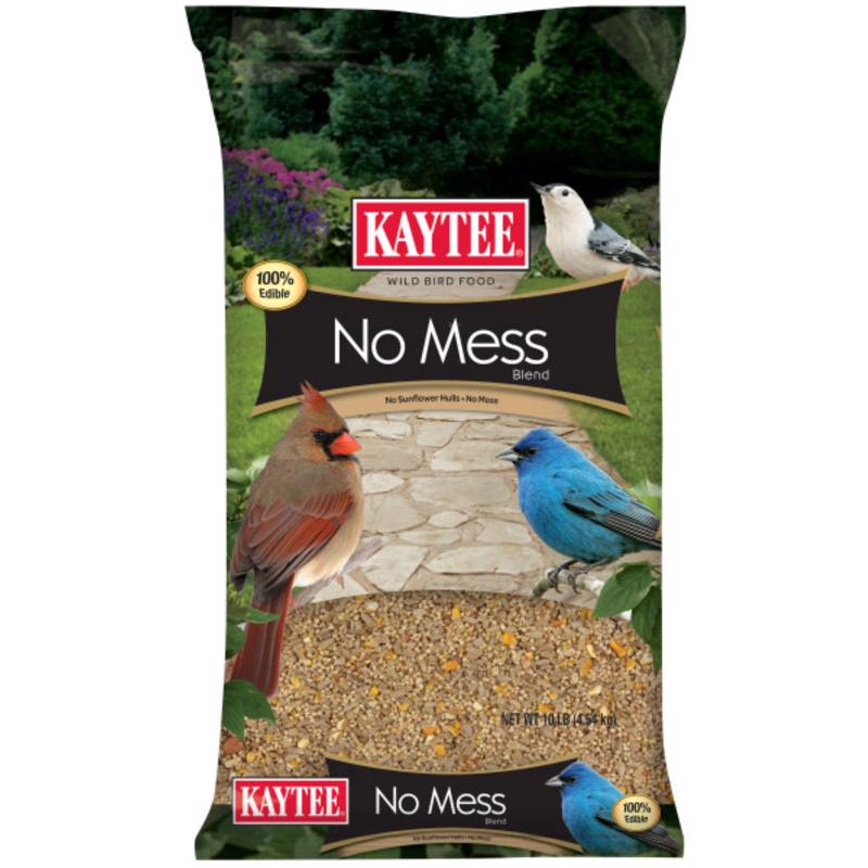Alimento para aves silvestres sin ensuciar Kaytee, 10 lb (paquete de 4)