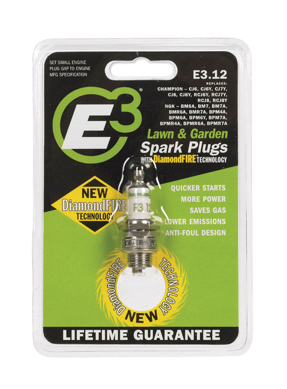 E3 Lawn and Garden Spark Plug E3.12 (Pack of 6)