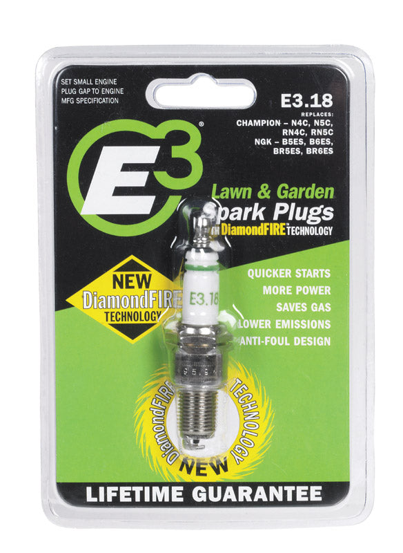 E3 Lawn and Garden Spark Plug E3.18 (Pack of 6)