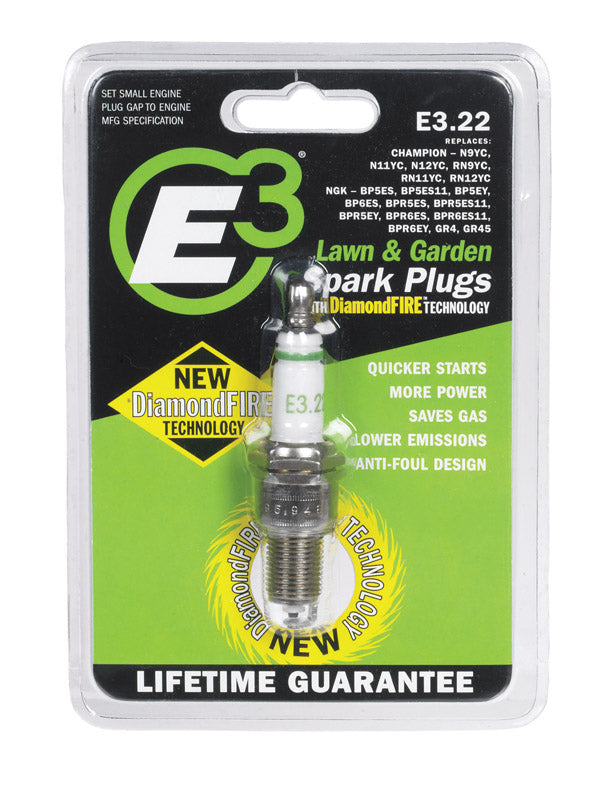 E3 Lawn and Garden Spark Plug E3.22 (Pack of 6)