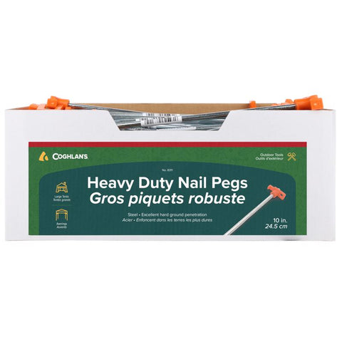 Coghlan's Red Nail Pegs 1.87 in. W X 10 in. L 1 pk
