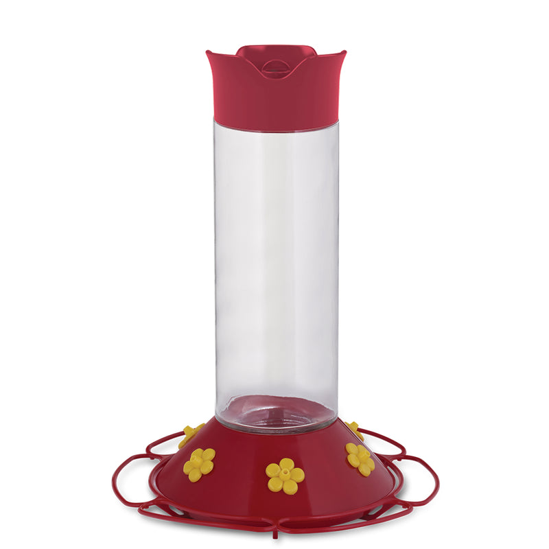 Perky-Pet Hummingbird 30 oz Glass/Plastic Nectar Bird Feeder 6 ports (Pack of 2)