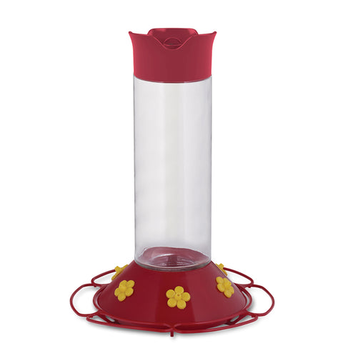 Perky-Pet Hummingbird 30 oz Glass/Plastic Nectar Bird Feeder 6 ports (Pack of 2)