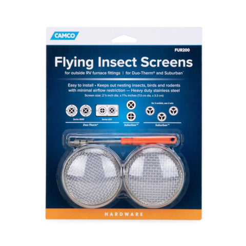 Malla para insectos Camco, paquete de 2