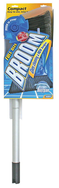 Escoba y recogedor ajustables Camco de 32 oz