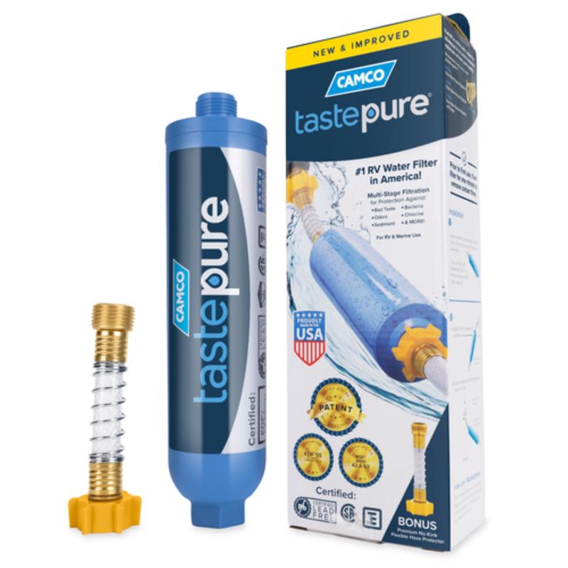 Filtro de agua KDF/carbón Camco TastePURE, 1 unidad