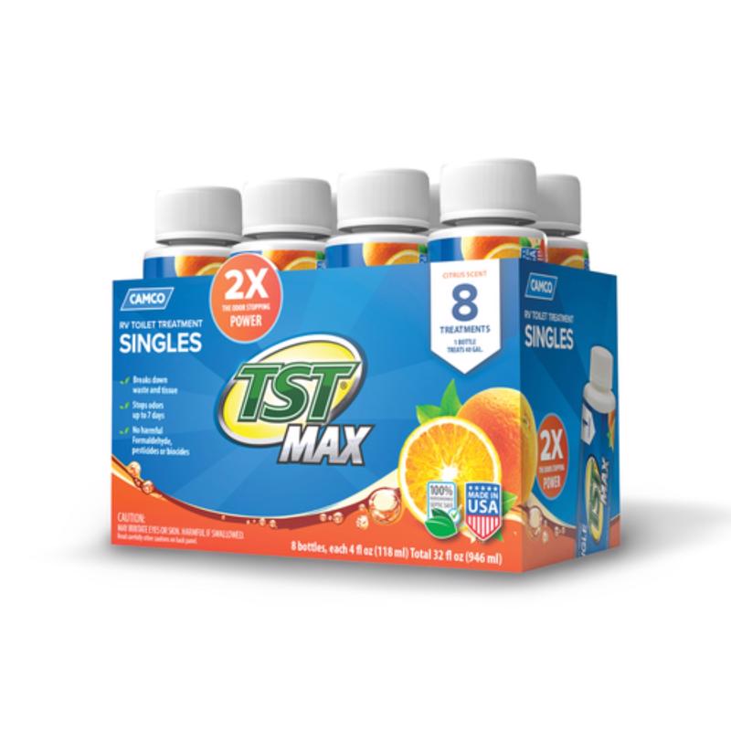 Tratamiento para inodoros Camco TST, paquete de 8