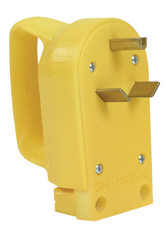 Enchufe macho de repuesto Camco Power Grip de 2,9 pulg., 30 amperios, 1 ud.
