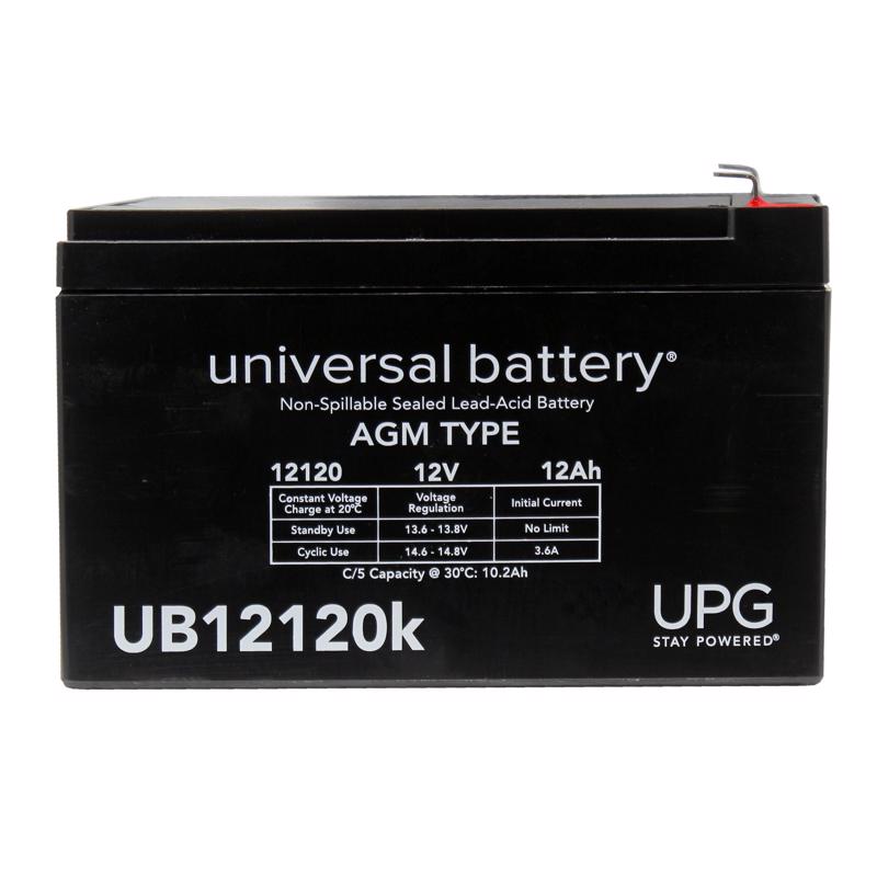 Universal Power Group U12120 12 Ah 12 V Lead Acid Battery (Pack of 2)