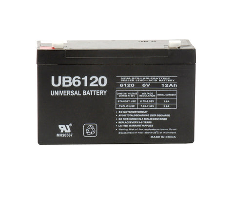 Universal Power Group UB6120 12 Ah 6 V Lead Acid Battery (Pack of 2)