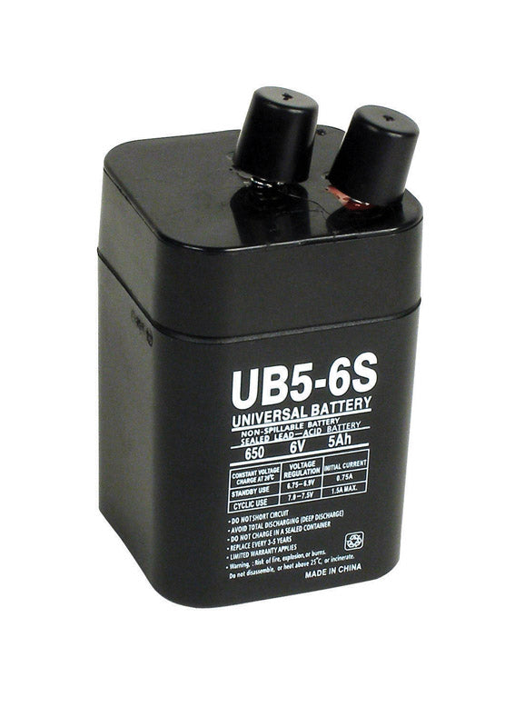 Universal Power Group UB5-6S 5 Ah 6 V Lead Acid Battery (Pack of 2)