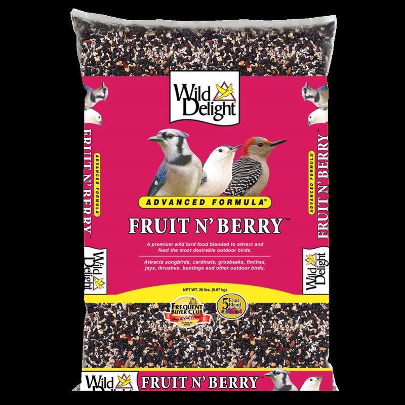 Wild Delight Fruit N Berry Wild Bird Food 20 lb