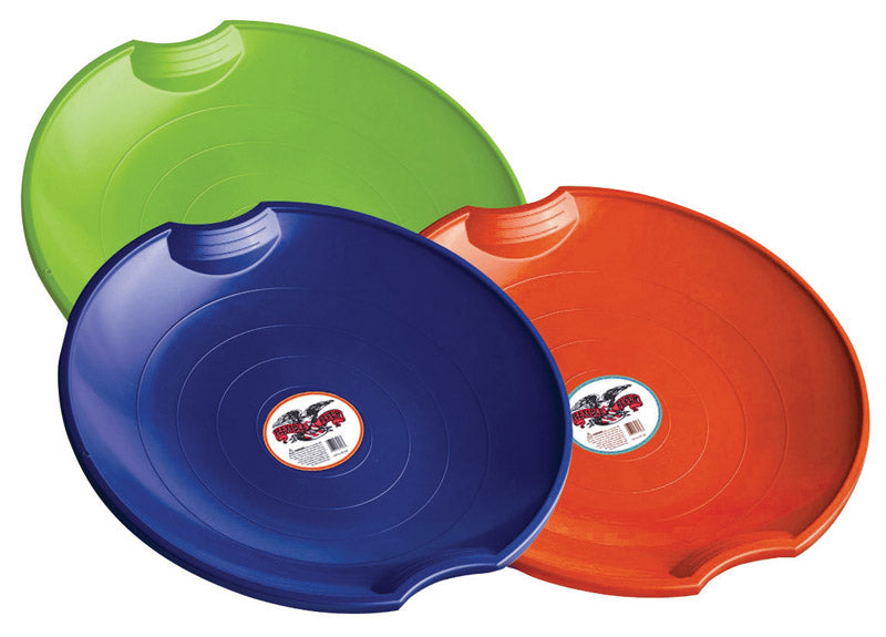Flexible Flyer Flying Saucer Injection Molded Plastic Saucer Sled 26 in. (Pack of 12)