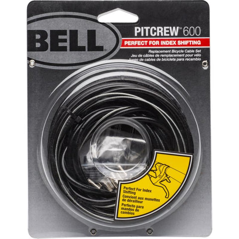 Bell Sports Pitcrew 600 Steel Bike Cable Repair Set Black (Pack of 2)