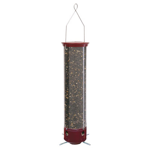 Droll Yankees Dipper Wild Bird 5 lb Polycarbonate Tube Bird Feeder 4 ports