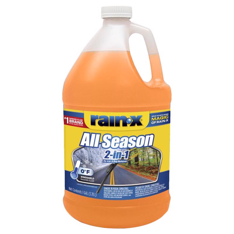 Rain-X 0 deg Windshield Washer Fluid 1 gal (Pack of 6)