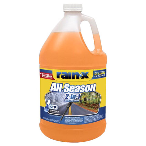Rain-X 0 deg Windshield Washer Fluid 1 gal (Pack of 6)