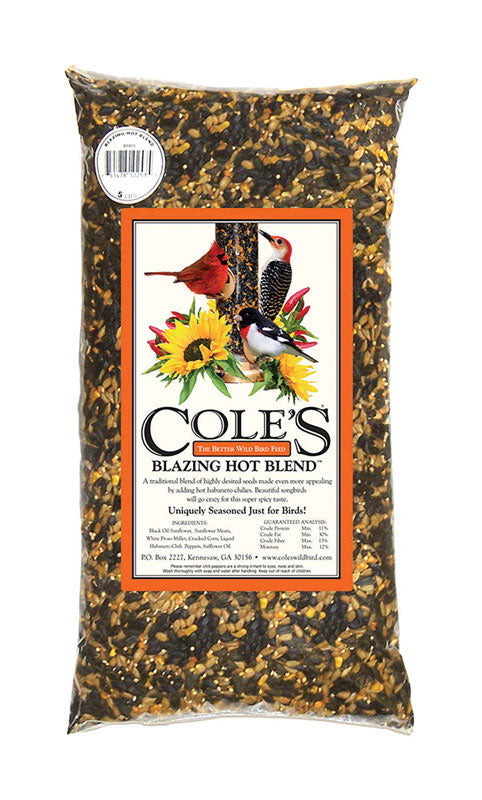 Cole's Blazing Hot Blend Wild Bird Food 20 lb (Pack of 2)