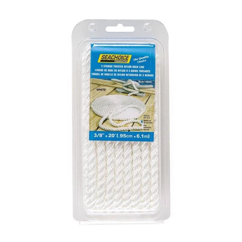 Seachoice White Nylon Line Dock