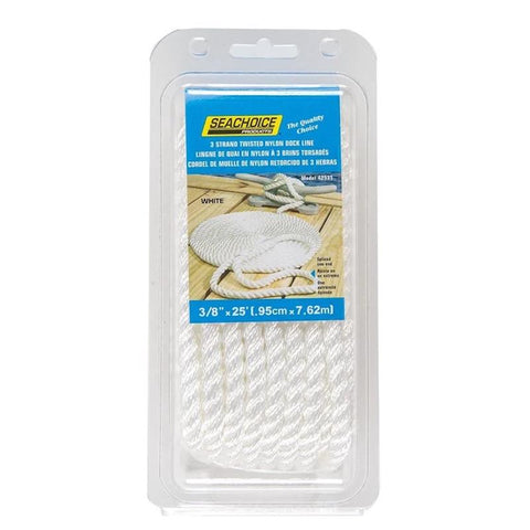 Seachoice White Nylon Line Dock
