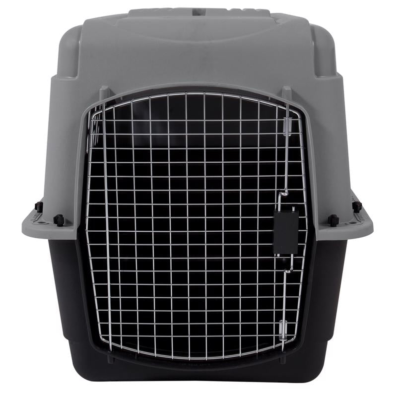 Aspen Pet Porter Medium Plastic Pet Kennel Gray 24 in. H X 22.5 in. W X 32 in. D