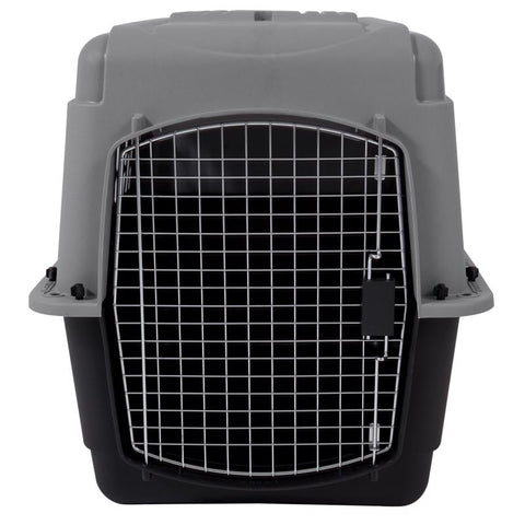 Aspen Pet Porter Medium Plastic Pet Kennel Gray 24 in. H X 22.5 in. W X 32 in. D