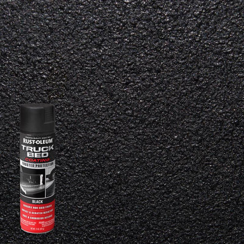 Rust-Oleum Automotive Flat/Matte Black Truck Bed Coating 15 oz (Pack of 6)