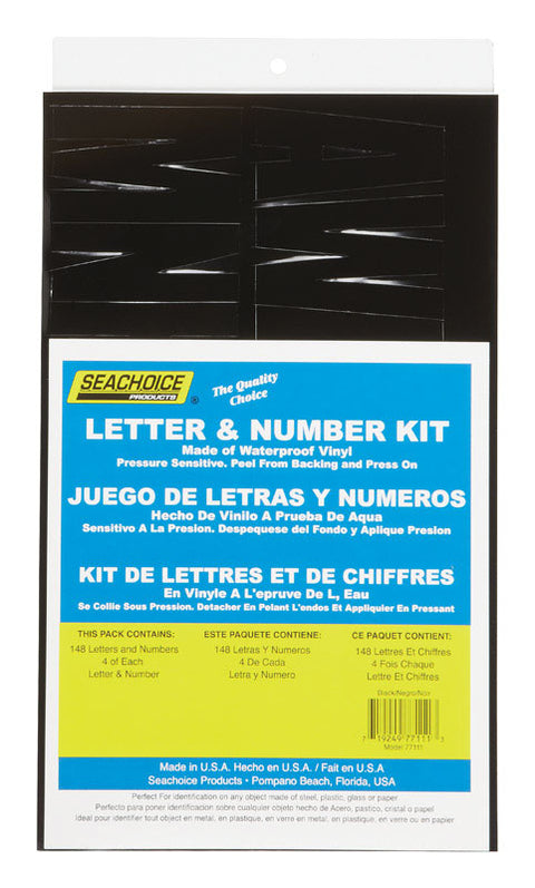 Seachoice Vinyl Letter And Number Kits 148 pk