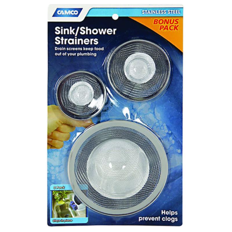 Camco Sink Strainer 3 pk