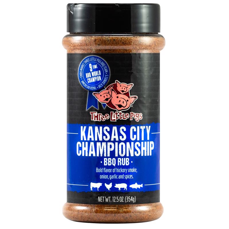 Three Little Pigs Kansas City Championship Rub para barbacoa 6.5 oz
