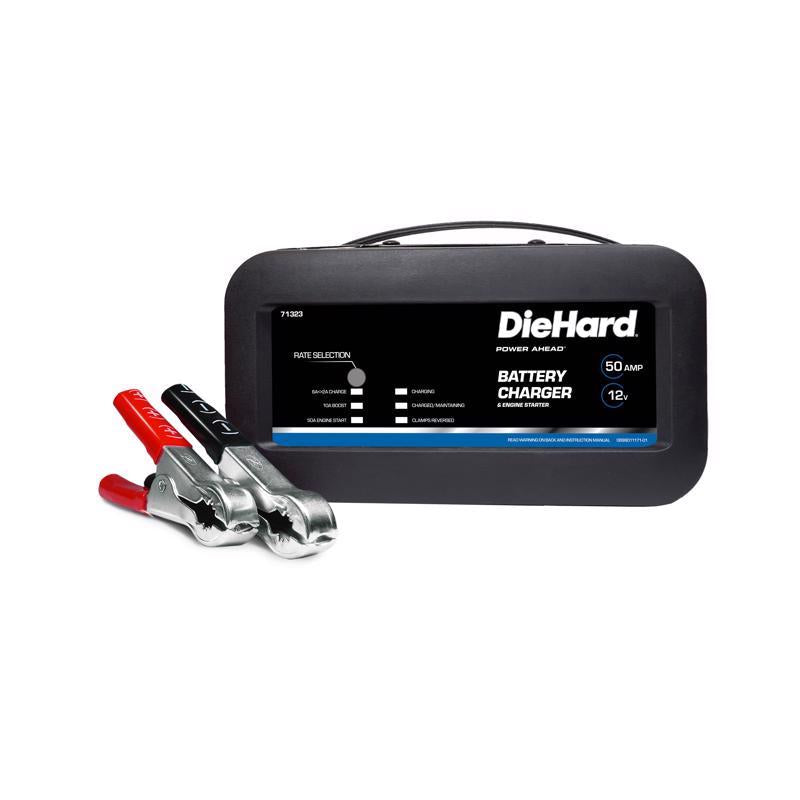 Cargador de batería automático DieHard de 12 V y 50 amperios