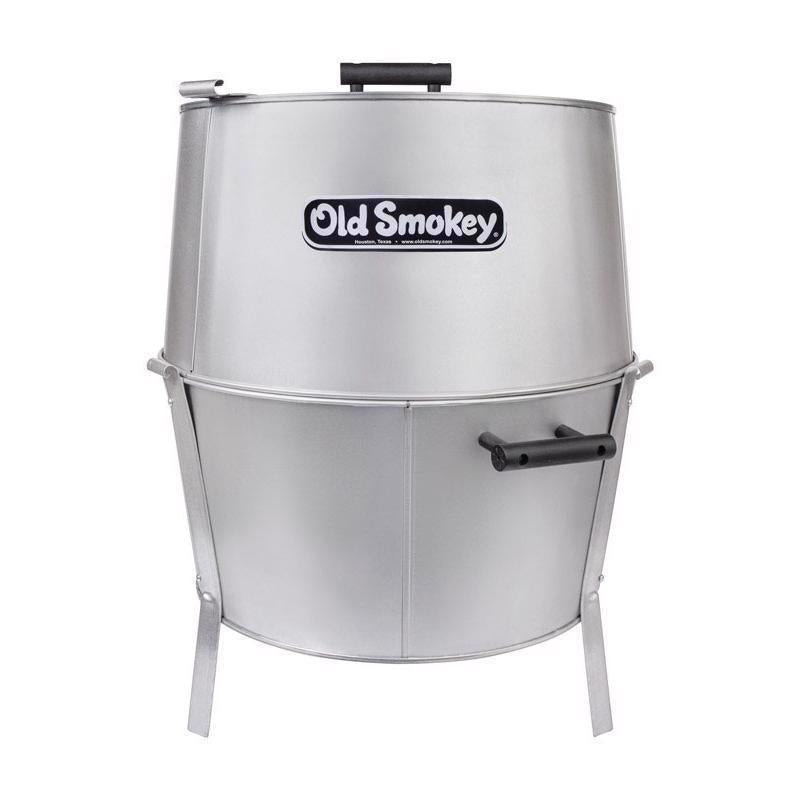 Old Smokey Products 21 in. Large Charcoal Grill Silver