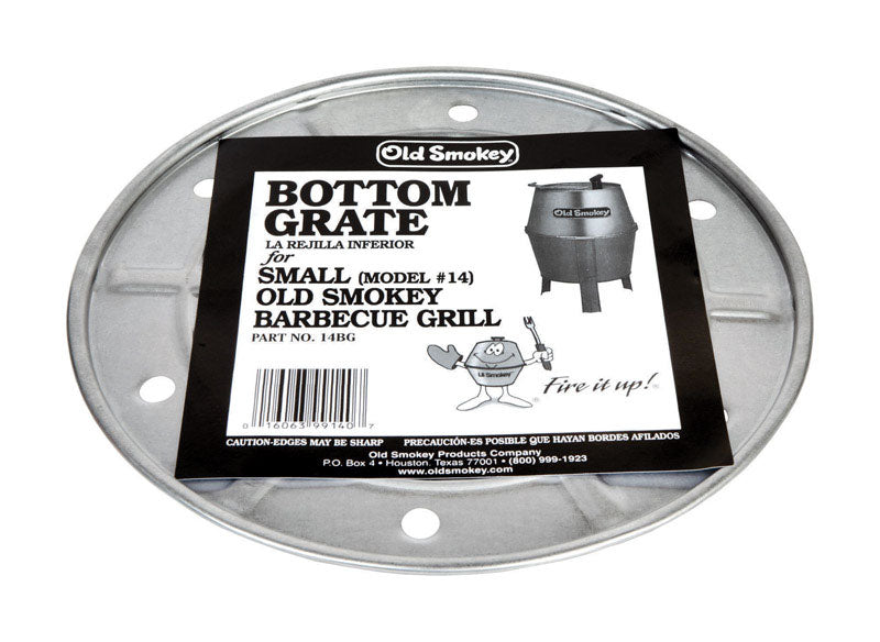 Rejilla para carbón Old Smokey Products con base de aluminio/acero, 13 pulg. de largo x 13 pulg. de ancho, para Old Smokey Old Smok