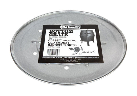 Old Smokey Products Aluminum/Steel Bottom Charcoal Grate 17 in. L X 17 in. W For Old Smokey Old Smok