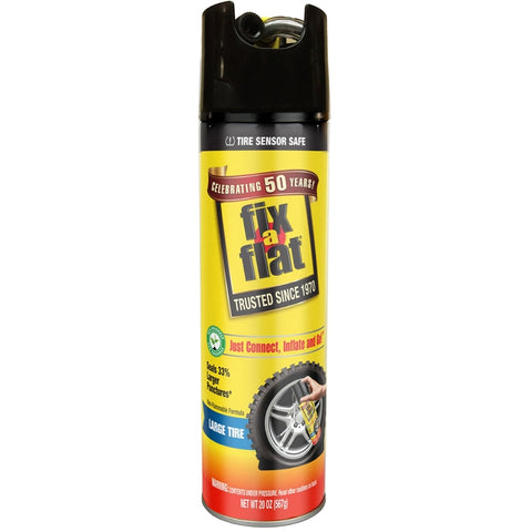 Fix-a-Flat Inflator and Sealer 20 oz (Pack of 6)