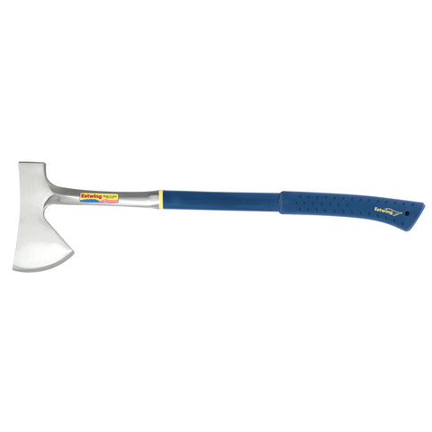 Hacha azul Estwing de 1,38 pulg. de alto x 26 pulg. de ancho x 26 pulg. de largo, paquete de 1