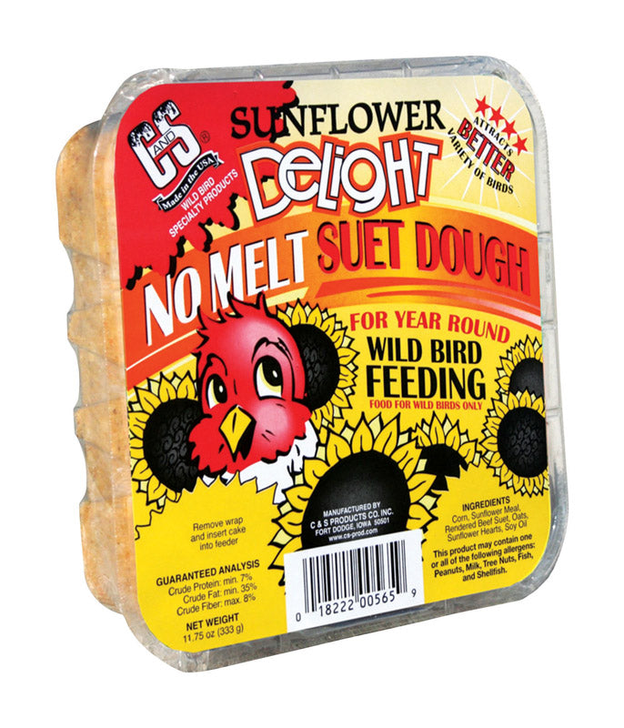C&S Products Sunflower Delight Wild Bird Food 11.75 oz (Pack of 12)