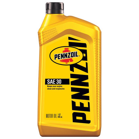Pennzoil SAE 30 4-Cycle Conventional Motor Oil 1 qt 1 pk (Pack of 6)