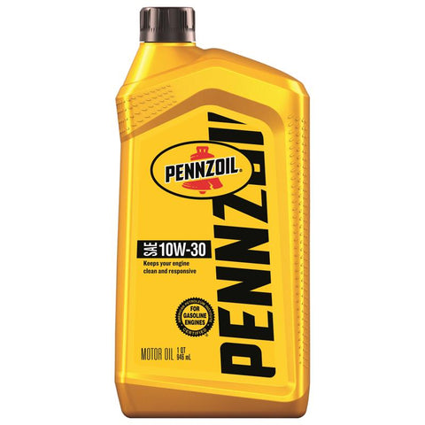 Pennzoil 10W-30 4-Cycle Conventional Motor Oil 1 qt 1 pk (Pack of 6)