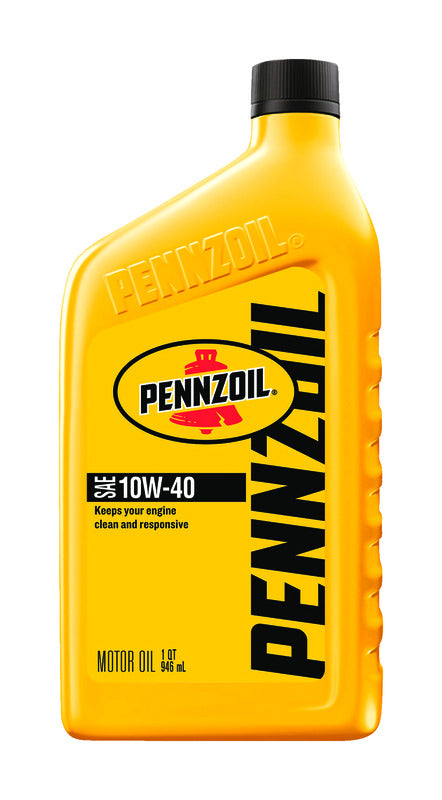 Pennzoil 10W-40 4-Cycle Conventional Motor Oil 1 qt 1 pk (Pack of 6)