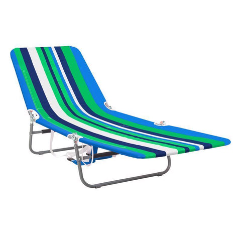 Tumbona plegable RIO Brands con estructura de acero plateado multicolor