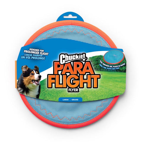 Chuckit! For Dog Blue/Orange Nylon Paraflight Flying Dog Toy Large 1 pk