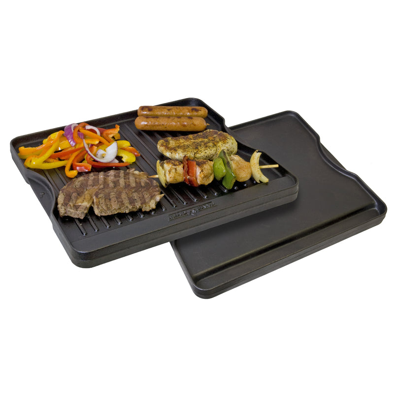 Plancha de hierro fundido para parrilla Camp Chef, 14 pulg. de largo x 16 pulg. de ancho, 1 ud.