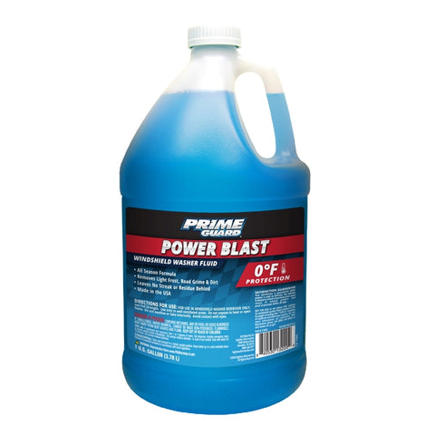 Prime Guard Power Blast 0 deg Windshield Washer Fluid 1 gal (Pack of 6)