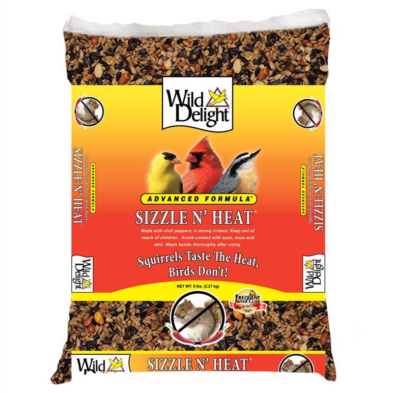 Wild Delight Sizzle N Heat Wild Bird Food 5 lb (Pack of 6)