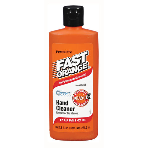 Permatex Fast Orange Citrus Scent Pumice Lotion Hand Cleaner 7.5 oz (Pack of 12)