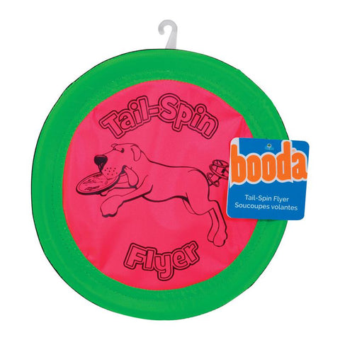 Booda For Dog Multicolored Fabric Flying Disc Dog Toy Medium 1 pk